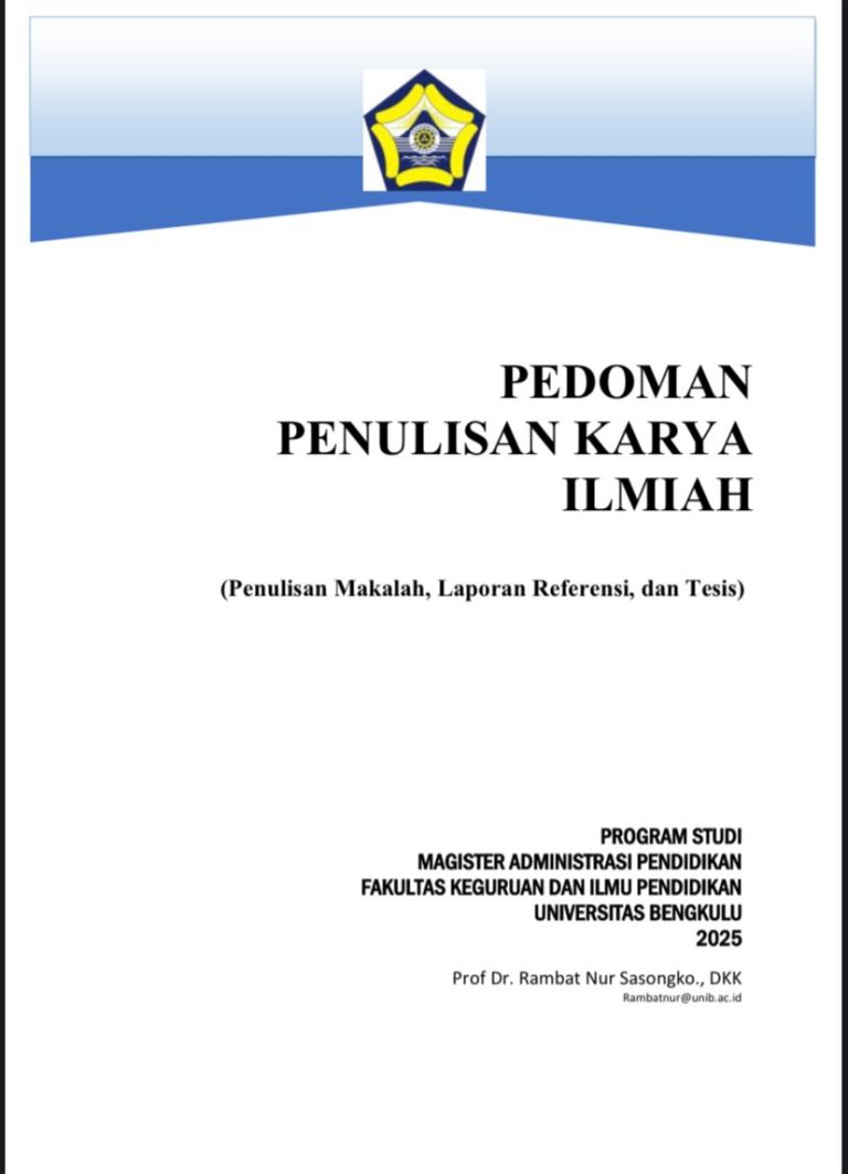 Panduan Tesis dan Karya Ilmiah MAP