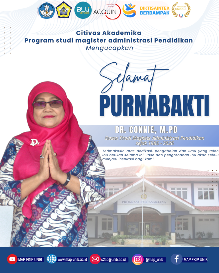 SELAMAT MEMASUKI MASA PURNA BAKTI DR. CONNIE, M.PD